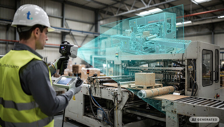 Escaneado 3D de una planta industrial mediante tecnología LiDAR-Scan